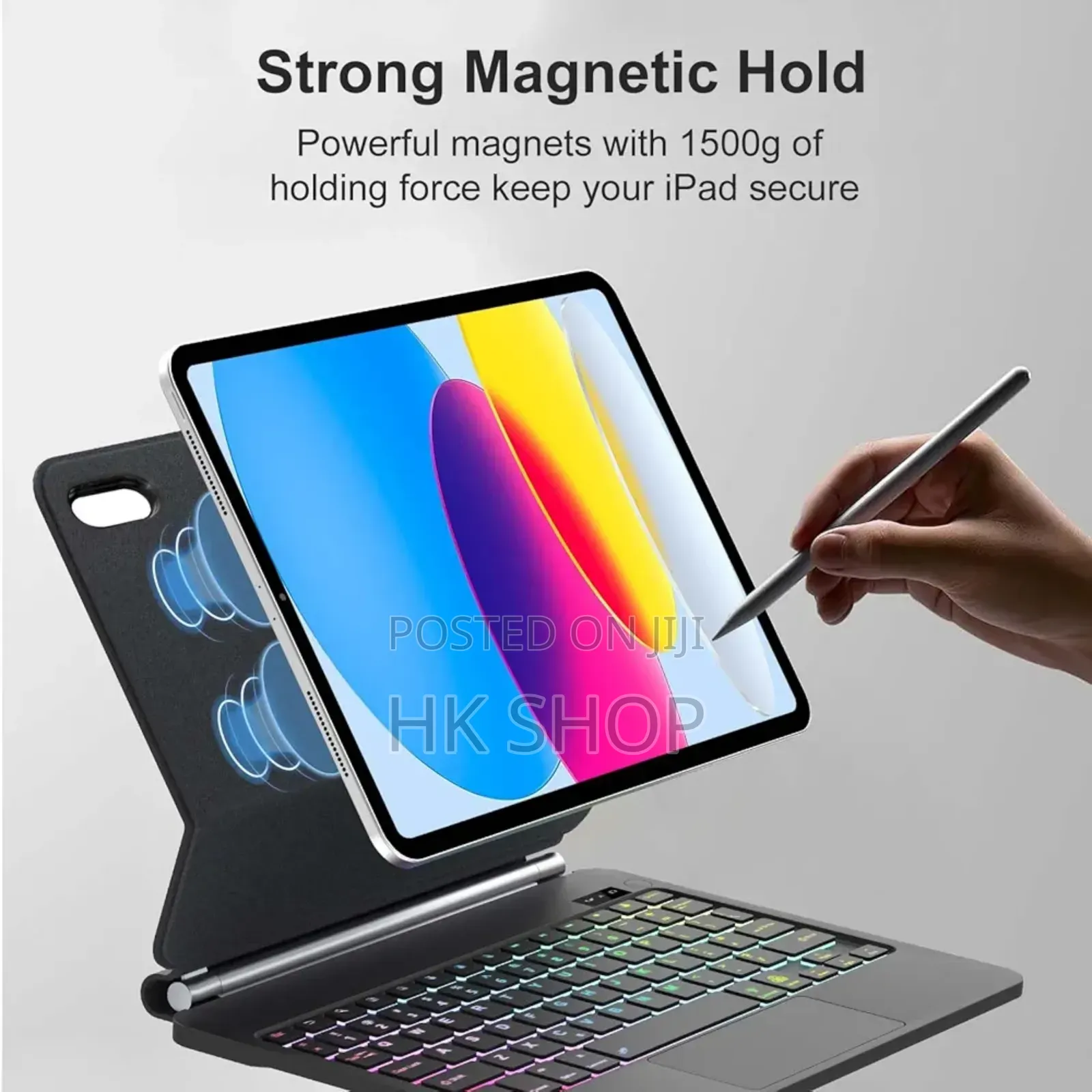 Black Magic Keyboard For Apple iPad 11th Generation A16 2025