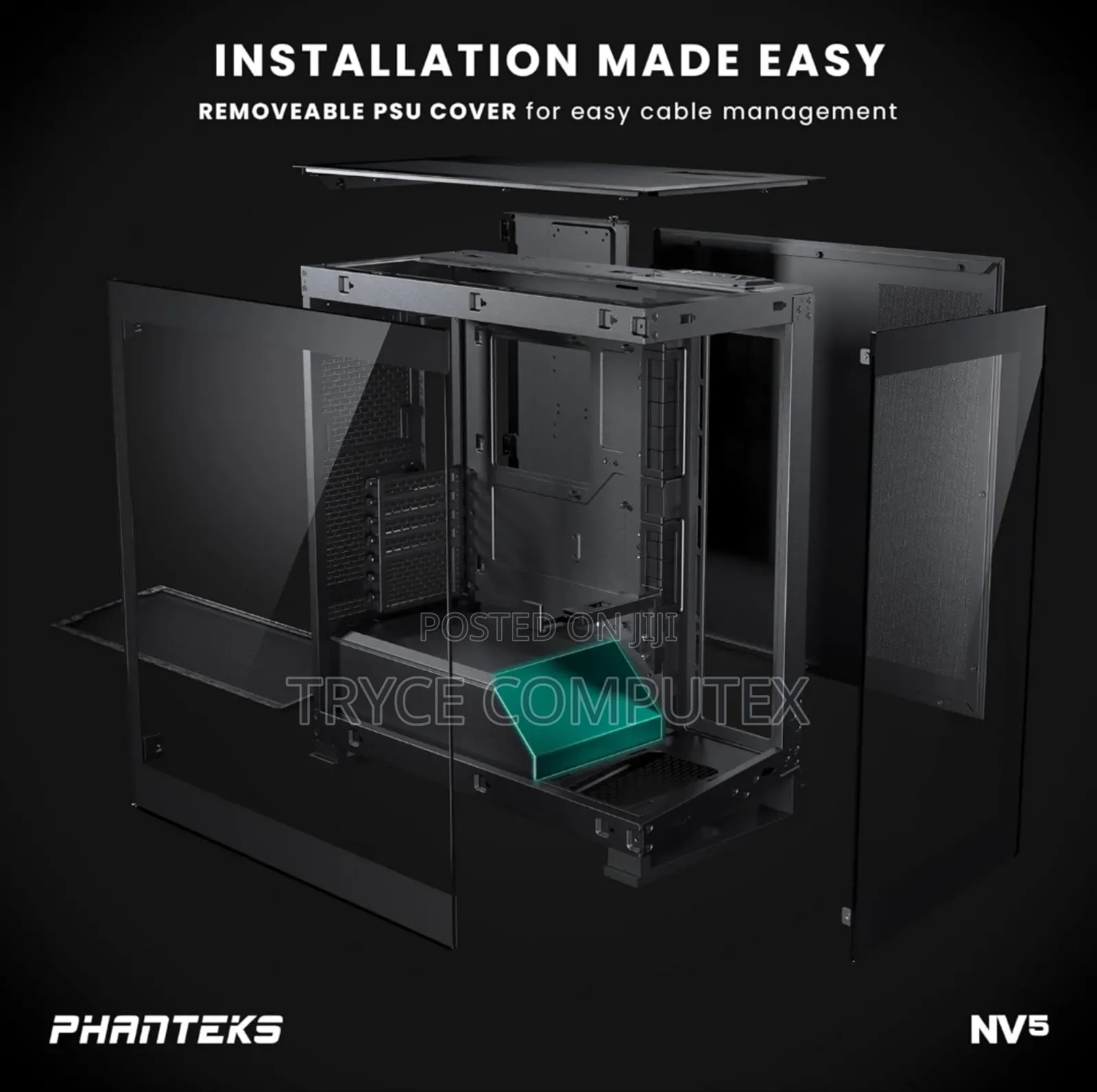 Phanteks Nv5 (Ph-Nv523tg_dbk01) Showcase Mid-Tower Chassis,