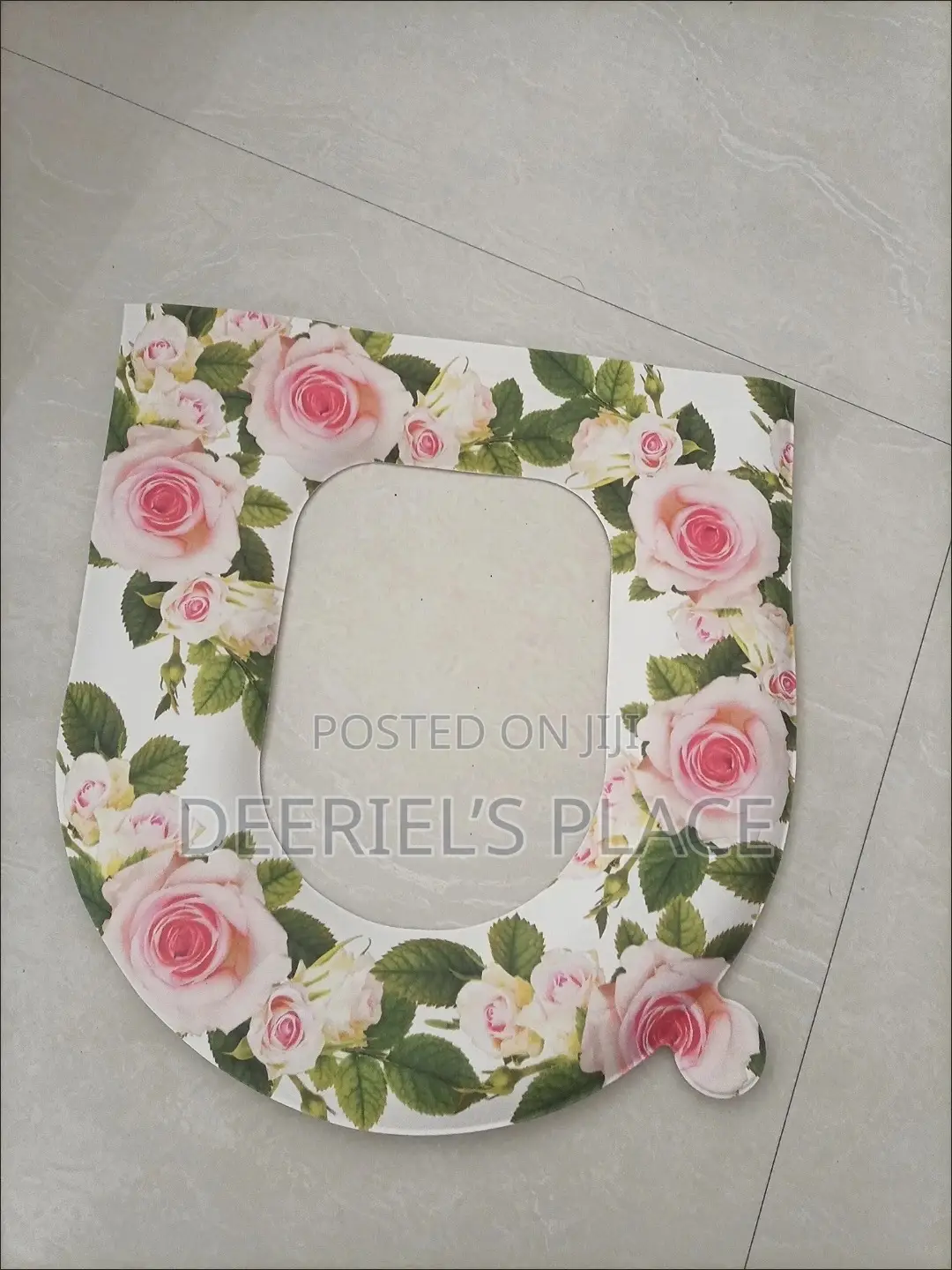 Floral Toilet Seat Cover