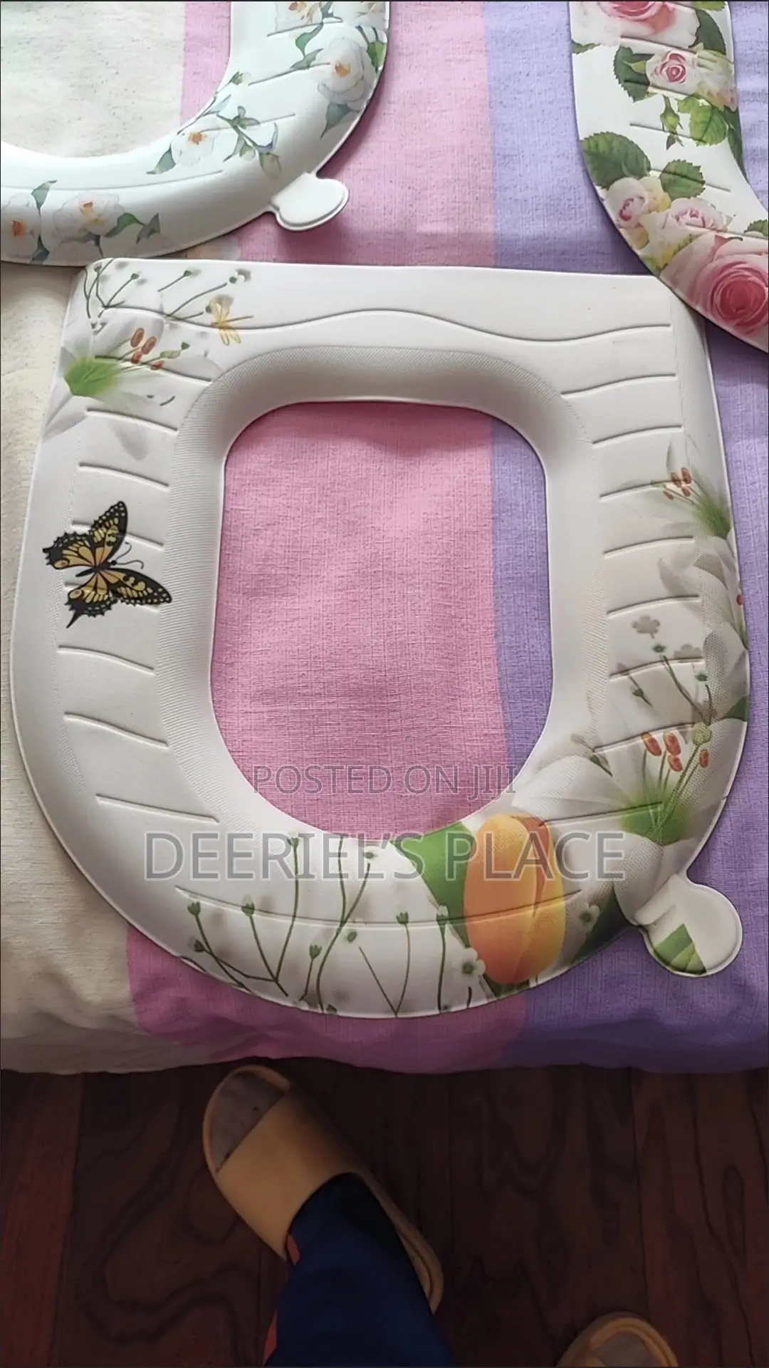 Floral Toilet Seat Cover