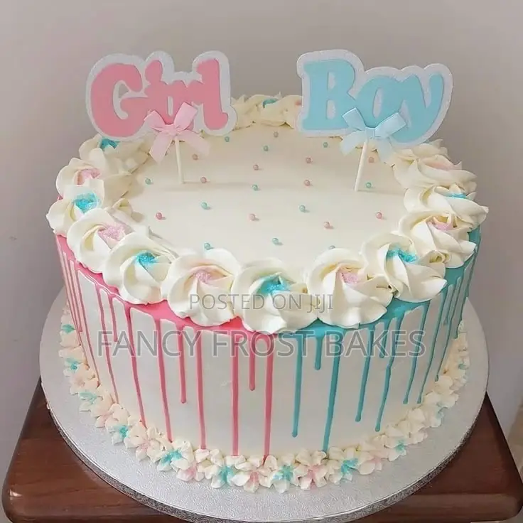 Gender Reveal Cake