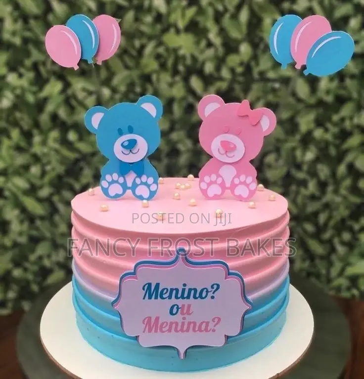 Gender Reveal Cake