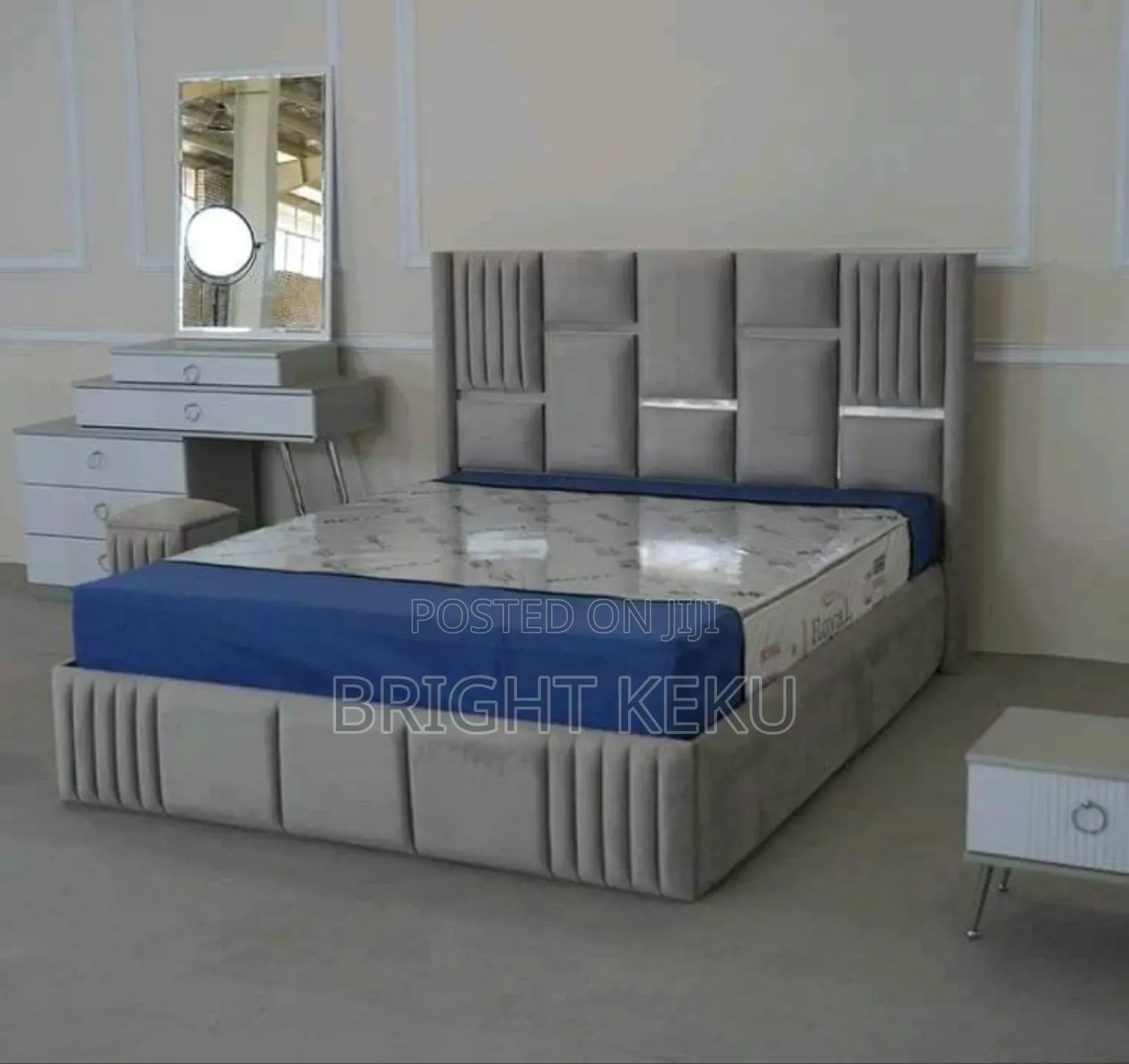 Dark Ash Quality Queen Size Bed Frame