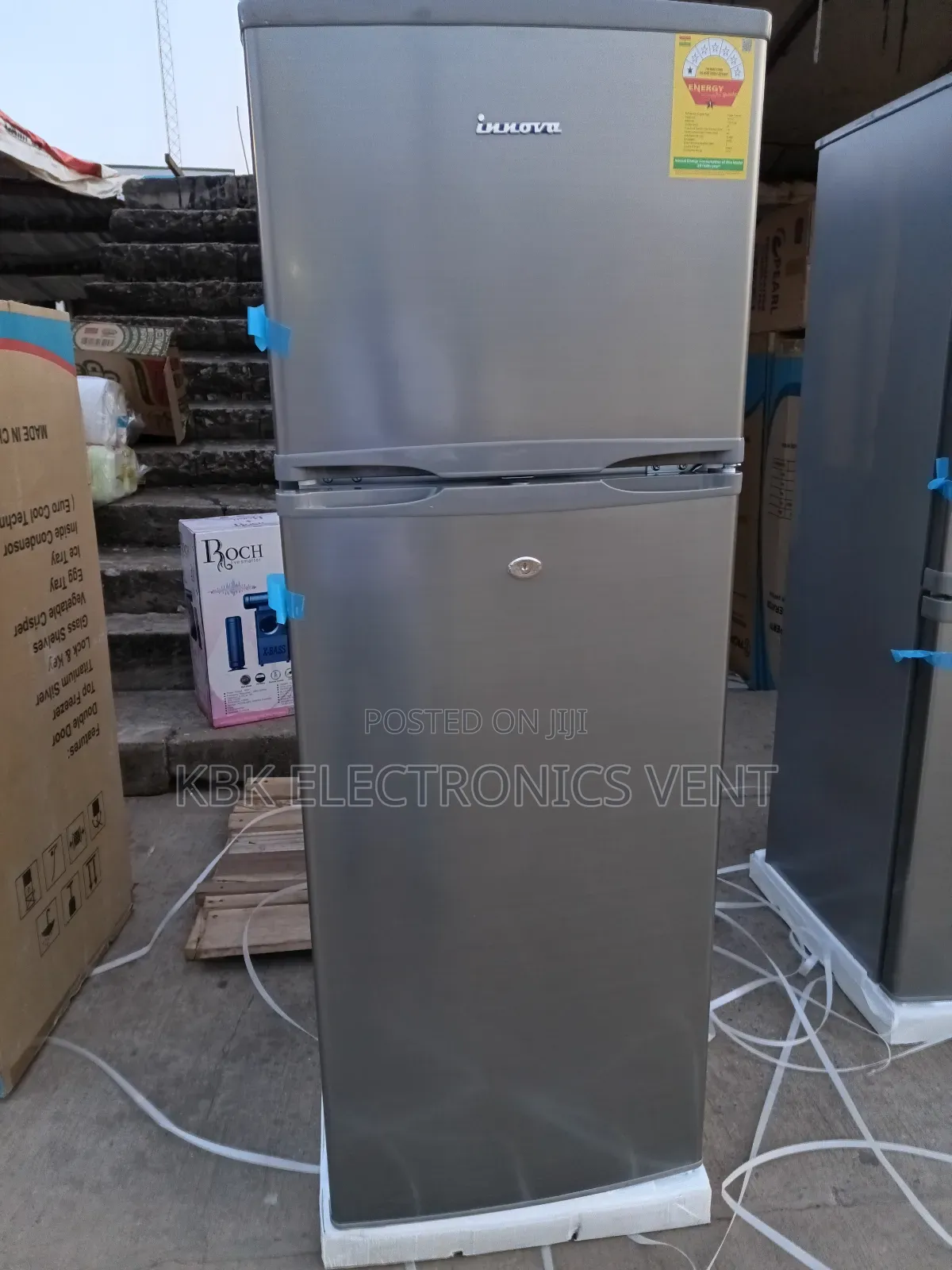Innova 180ltr Double Door Refrigerator