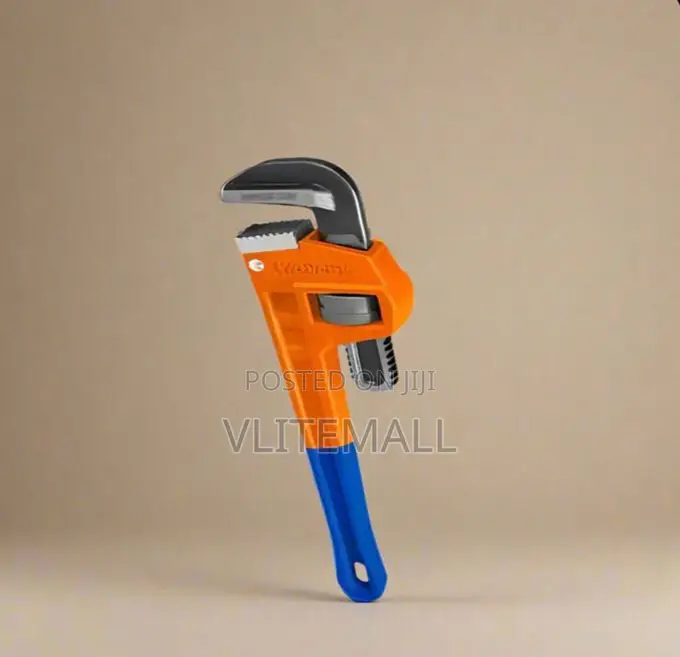 Wadfow 8" Pipe Wrench With Cr-v Jaw - Wpw8108