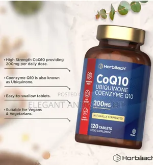 Coq10 Coenzyme Q10 200 Mg | 120 Tablets
