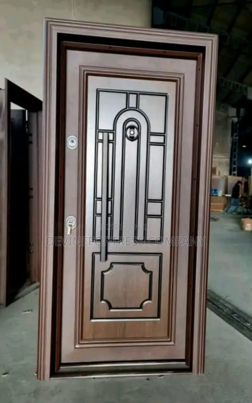 Quality Elegant Heavy Door// Marine Wood Single
