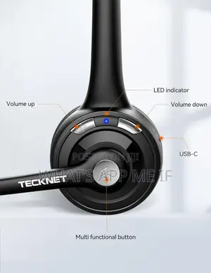 Tecknet Bluear Headphones With Noise Cancelling Microphone