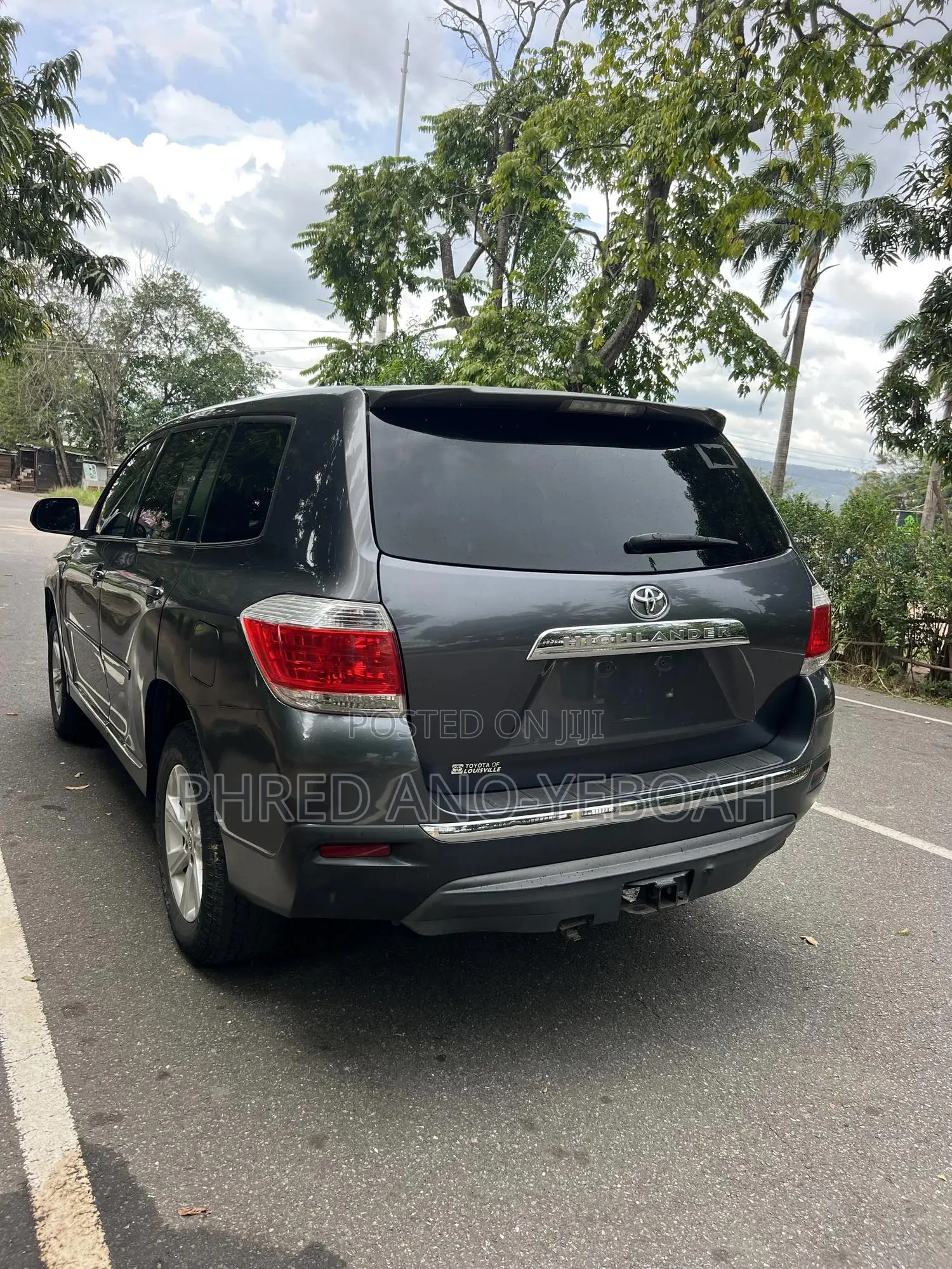 Toyota Highlander 2.7L 2WD 2013 Gray