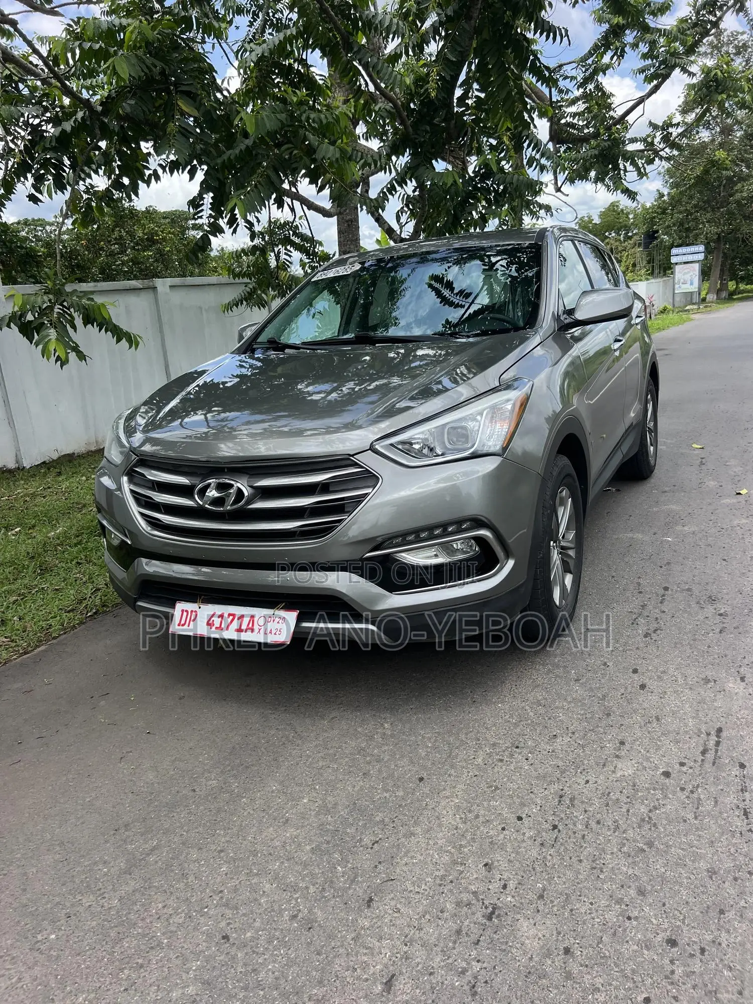 Hyundai Santa Fe SE AWD 2017 Gray