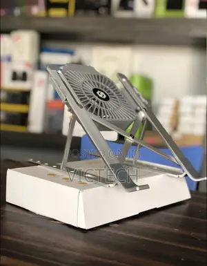 Foldable Laptop Stand With Radiator Cooling Fan