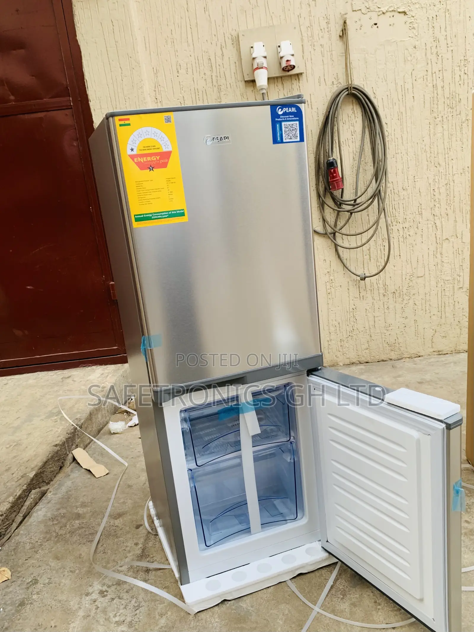 Essential 125ltrs Bottom Freezer Pearl Pf-2170b-2b Fridge