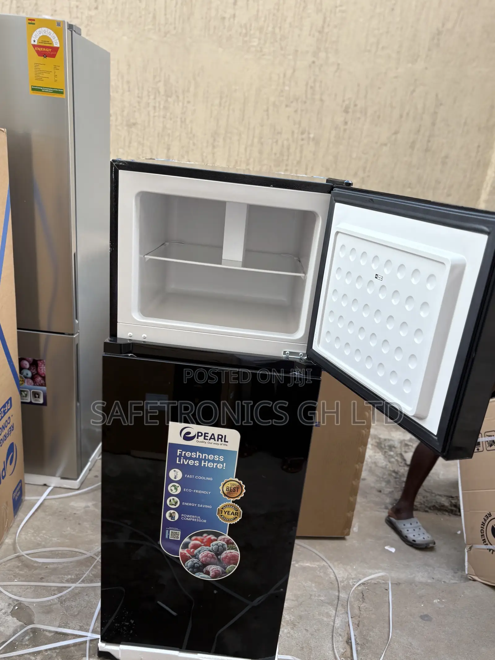 Effective New Pearl Topfreezer Grey 208l Pf-252tbg-5e Fridge