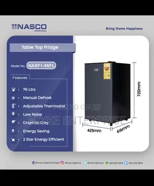 Nasco Nasf1-95fl Table-top Fridge