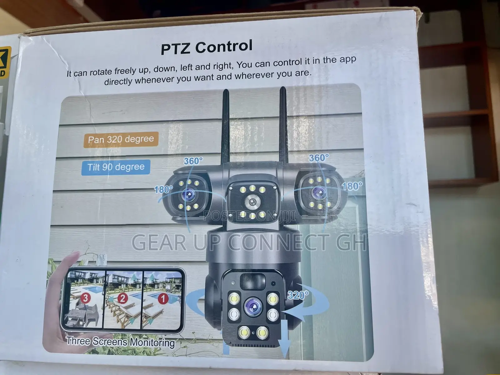 Smart Solar Triple Lens Camera