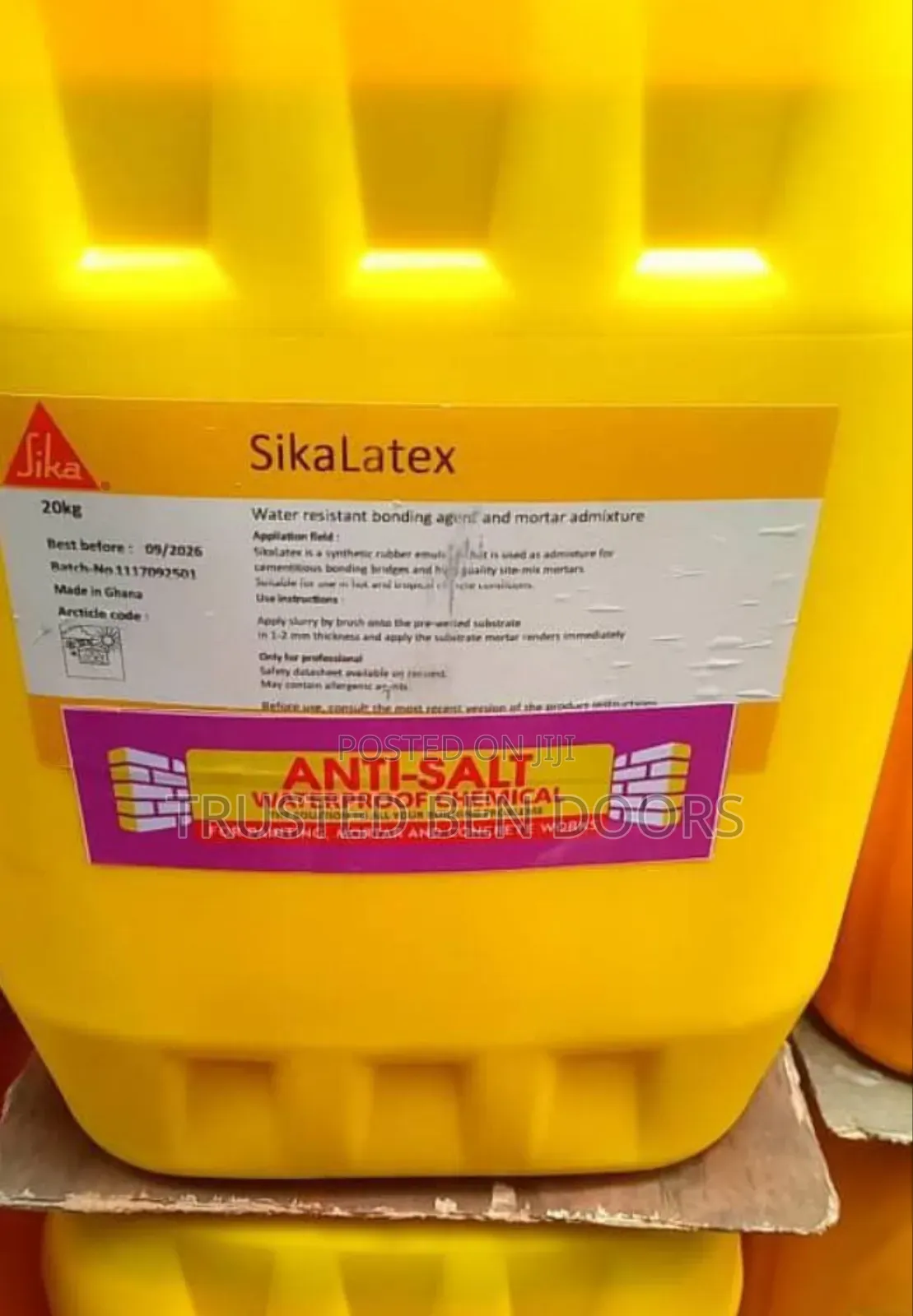 Sikalatex Anti Salt Waterproof Chemical For Construction (20kg)