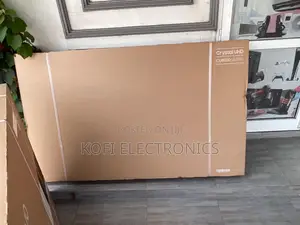 Samsung 75”inches Crystal Uhd Smart Tv Stunning Clarity Style!