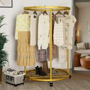 360-degree Rotating Hanging Round Clothing Racks