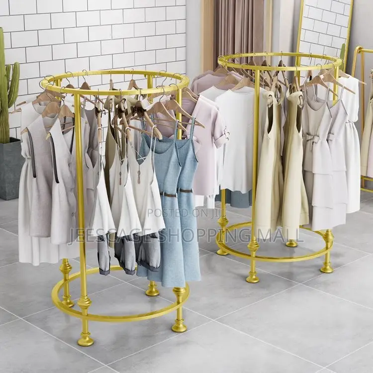 360-degree Rotating Hanging Round Clothing Racks