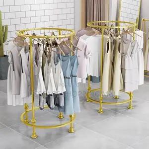 360-degree Rotating Hanging Round Clothing Racks