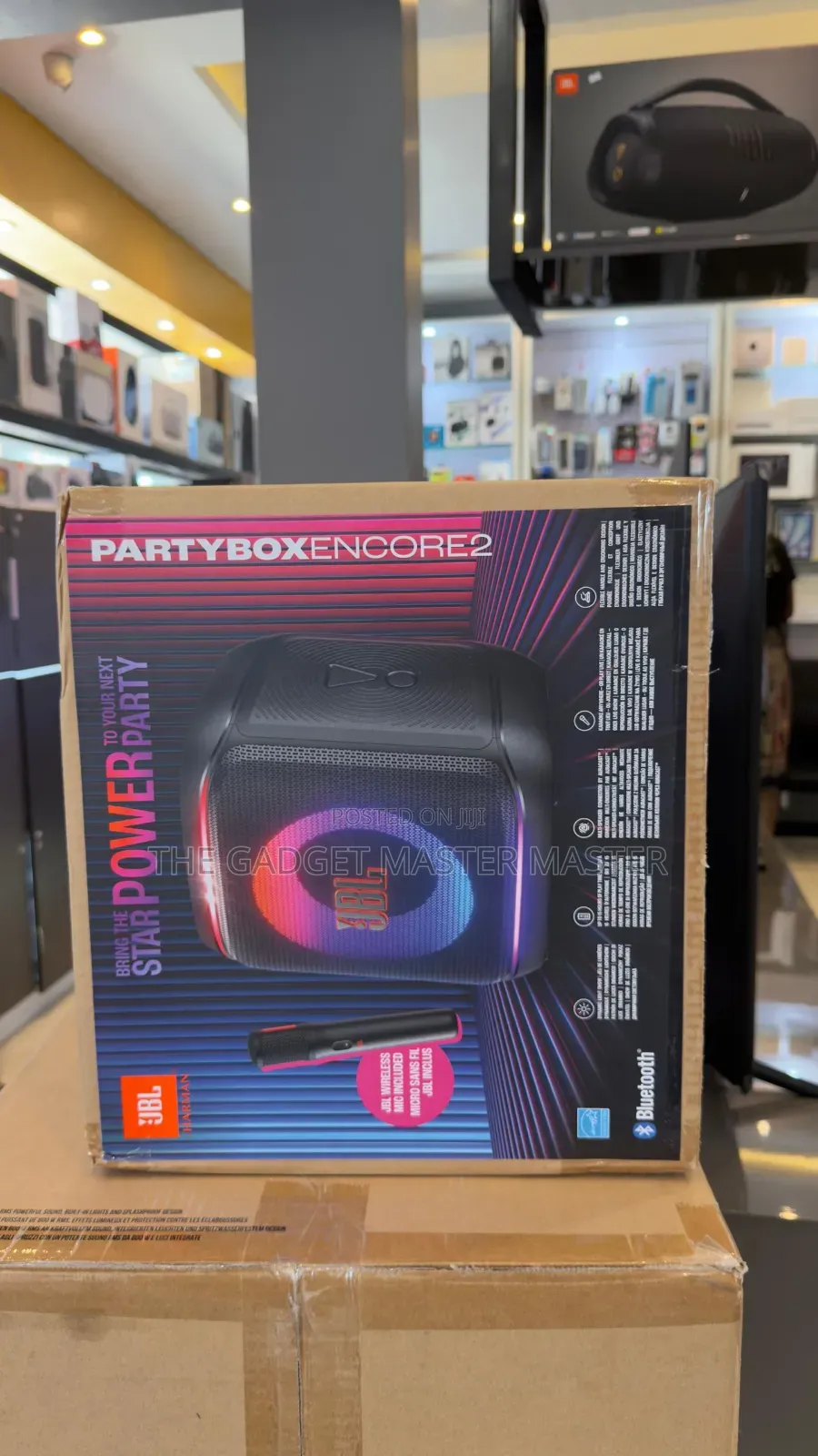 JBL Partybox Encore 2 100w Party Speaker With Mic Kit