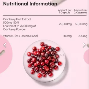 Cranberry With Vitamin C Capsules

B1g2@50%

25,000mg 180 Capsules