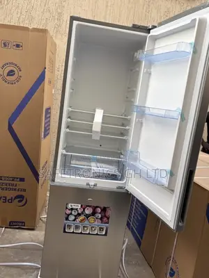 Fast Cooling Pf-406b-2b Bottom Freezer Grey Pearl Fridge