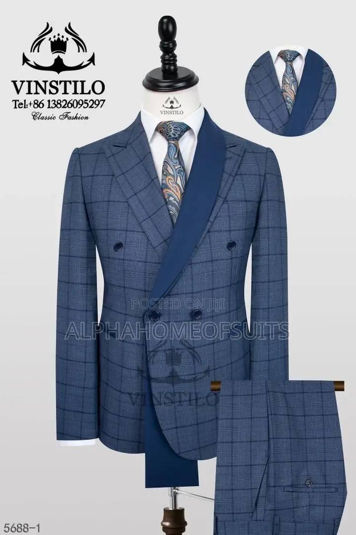 Pinstripes Breasted Suits