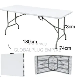 8-Seater Foldable Table Strong, Spacious Easy to Store