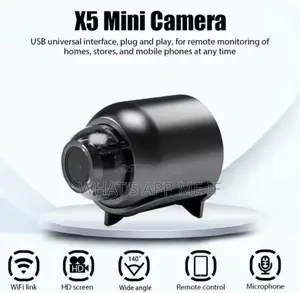 New X5 Mini Camera 1080p Clear Night Vision Lightweight Portable