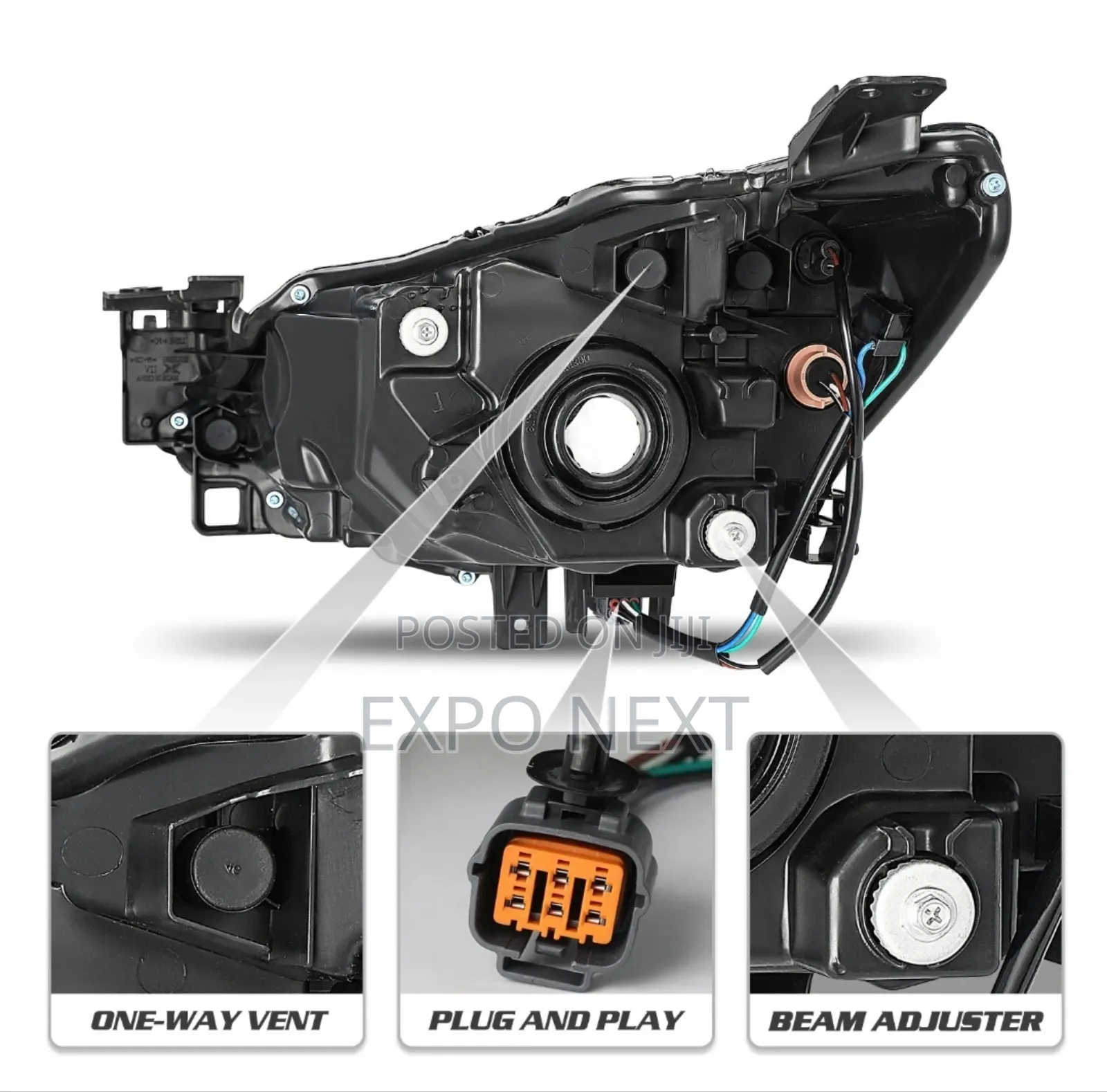 2016-2019 Toyota Yaris  Ia Sedan Depo Headlight Halogen Pair