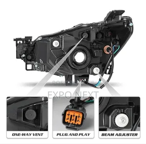 2016-2019 Toyota Yaris  Ia Sedan Depo Headlight Halogen Pair