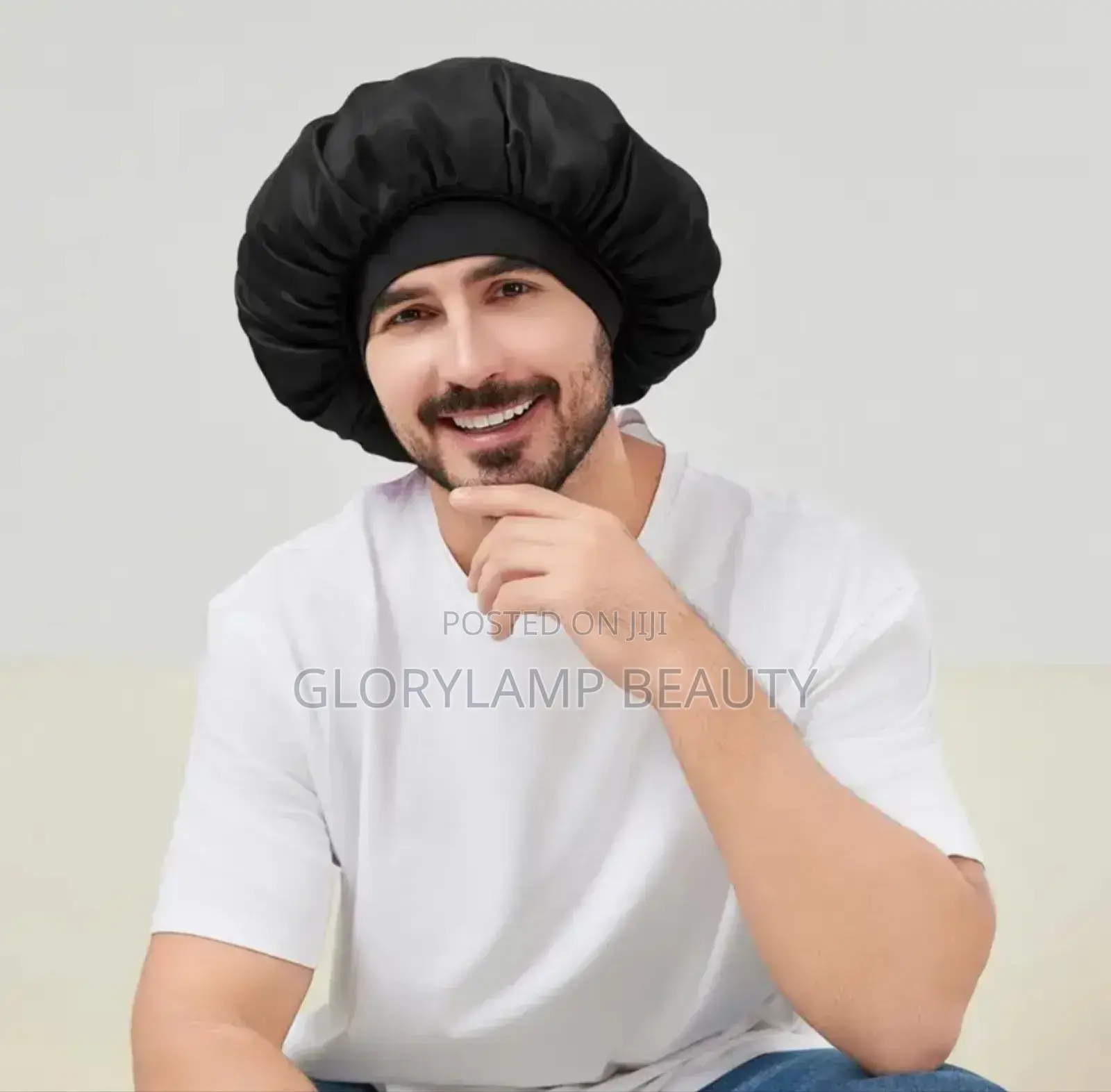 Satin Sleep Bonnet Cap - Comfortable Hair Protection for Men Women