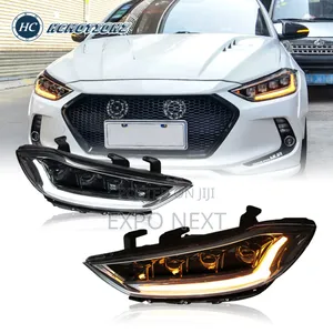 Elantra Head Lights Led/Spec 2017-2018 Pair