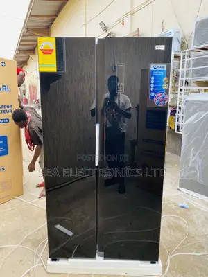 Quality Pearl Mirror Black 436 Liters Fridge Side By Side