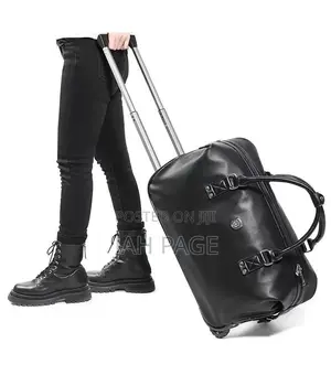 High Quality Duffel Leather Trolley Bags