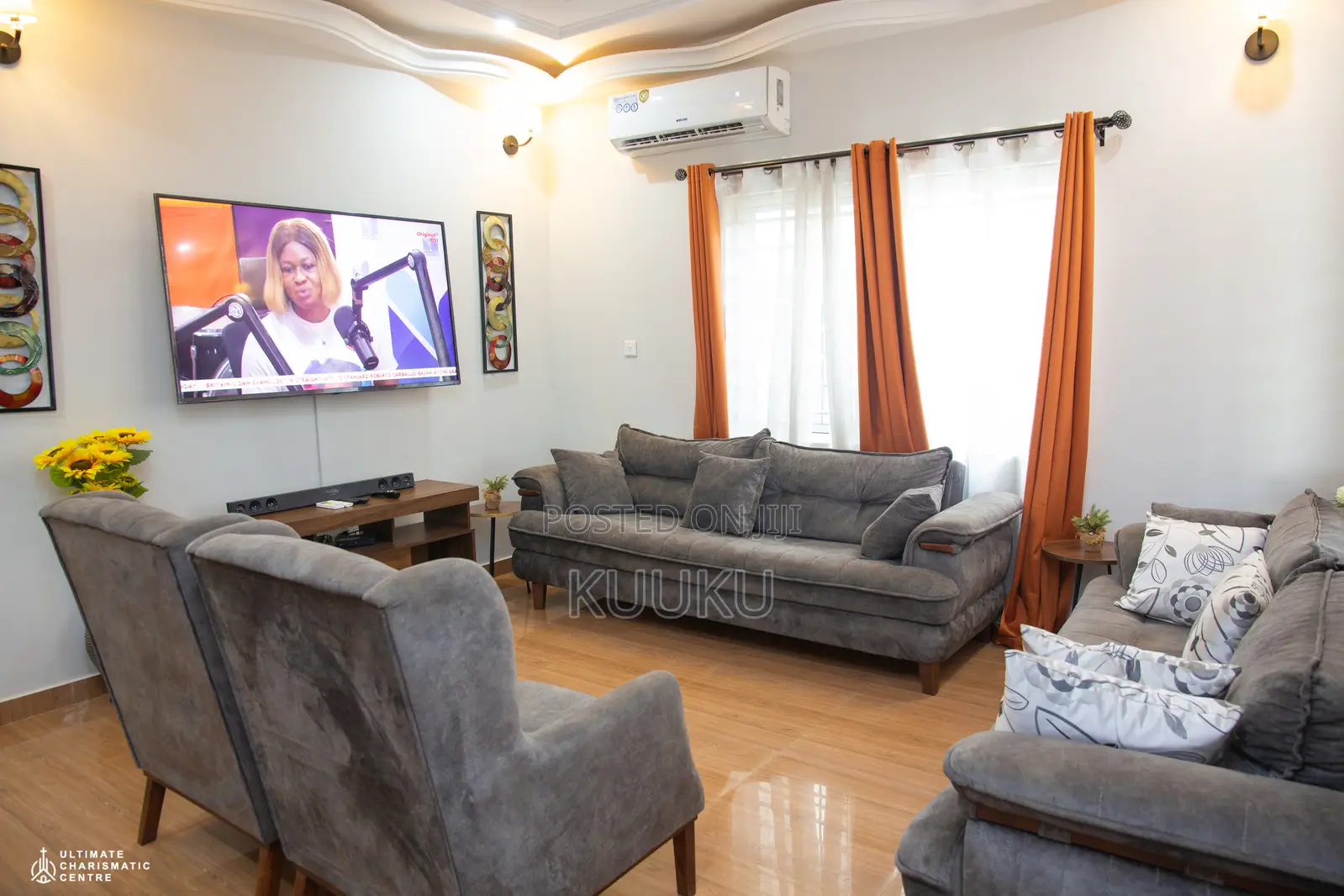 Furnished 3bdrm House in Ghana Flag for rent