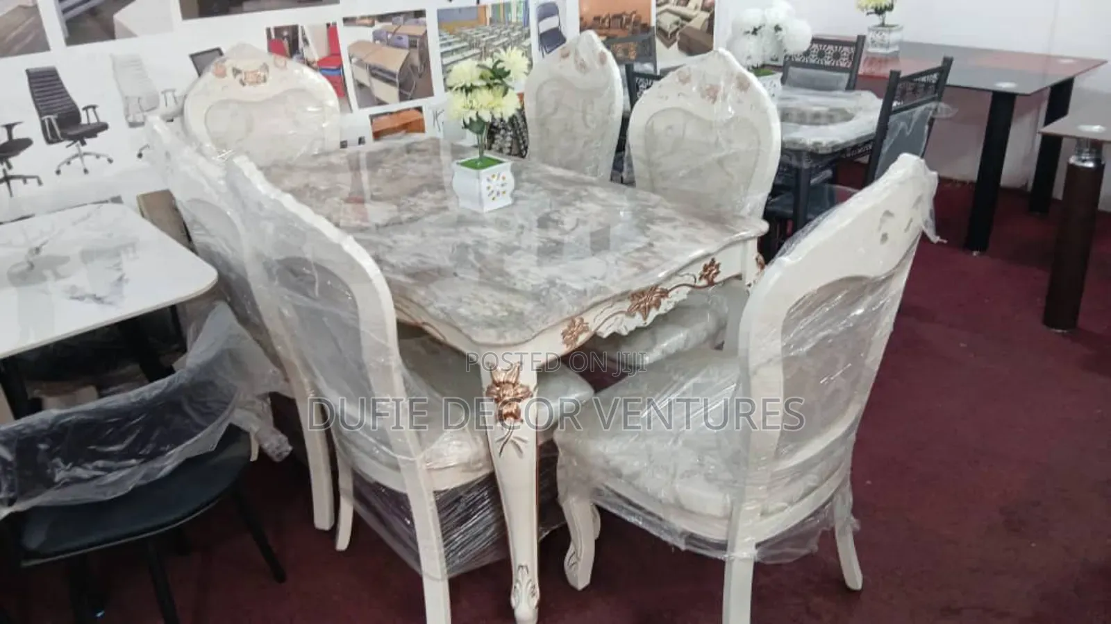 Marble Dining Room Set Available
