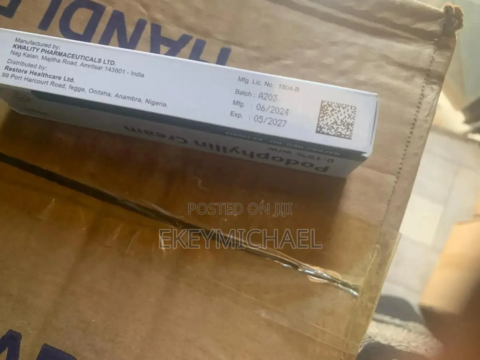 Podophyllin Cream for Genital Warts