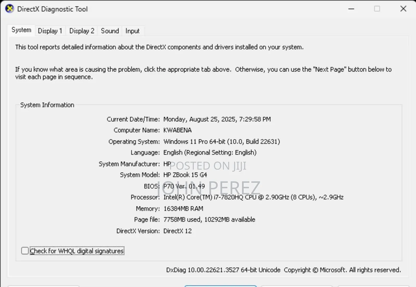 Laptop HP ZBook 15 G4 20GB Intel Core I7 SSD 500GB