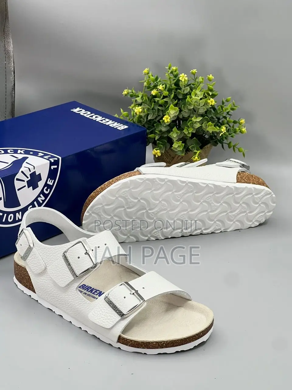 A Version of All Birkenstock in White Color Only