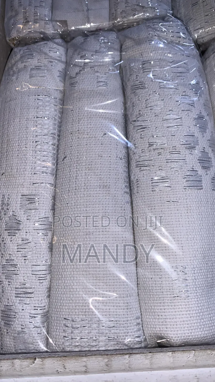 White Handwoven Kente