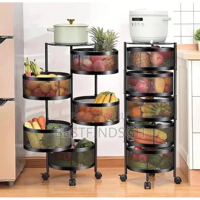 Rotating Kitchen Storage Rack