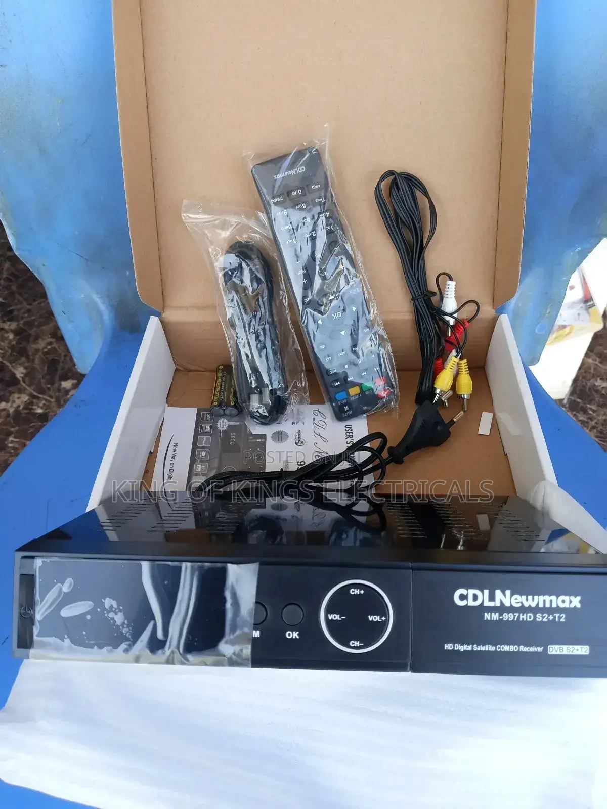 CDL Newmax Tv Decoder 997 S2+T2 Set Top Box With Usb Hdmi