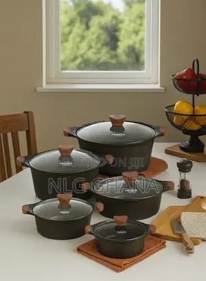 Granite Cookware Set - Nonstick Casserole Pots. Ghx7266