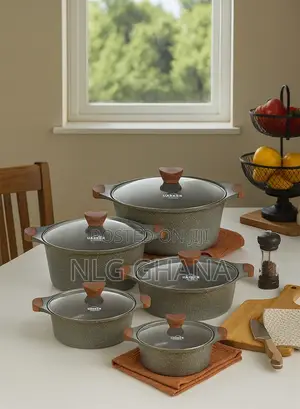 Granite Cookware Set - Nonstick Casserole Pots. Ghx7266