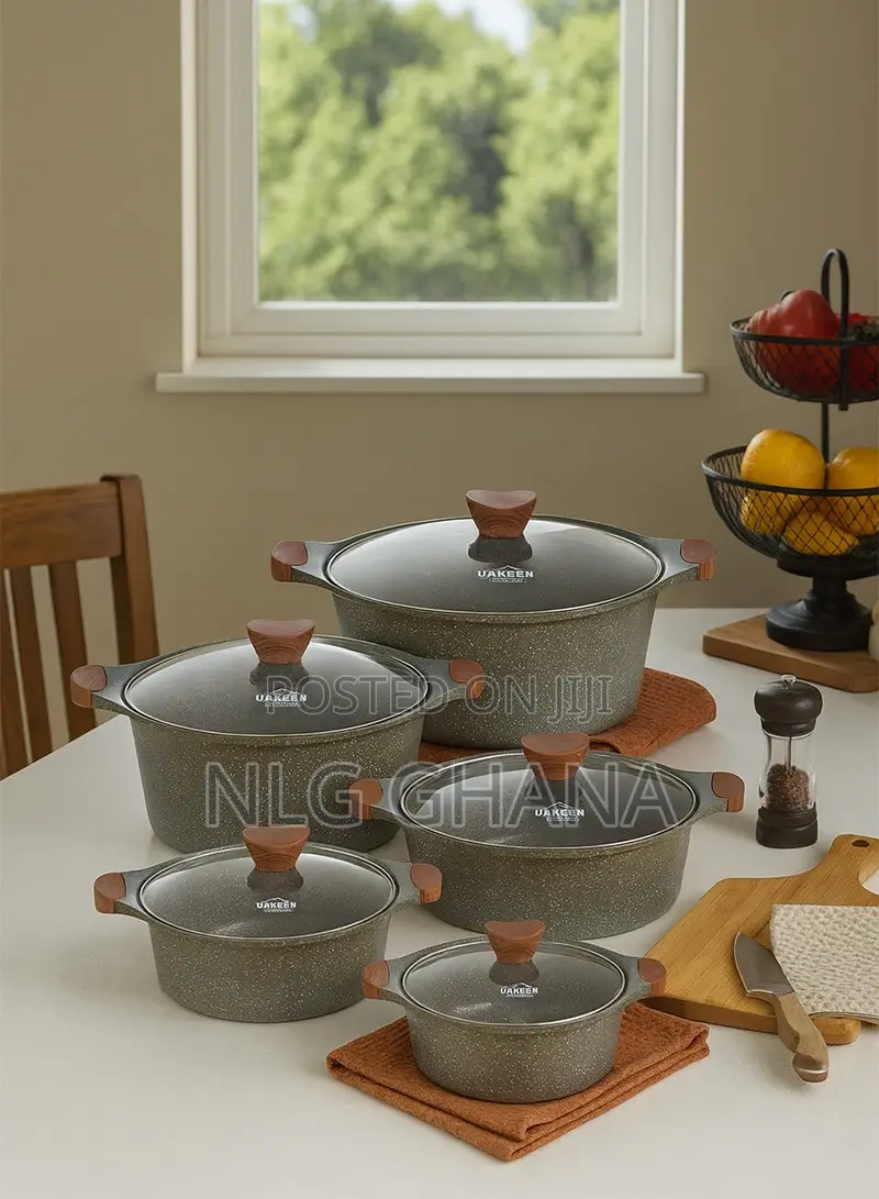 Granite Cookware Set - Nonstick Casserole Pots. Ghx7266