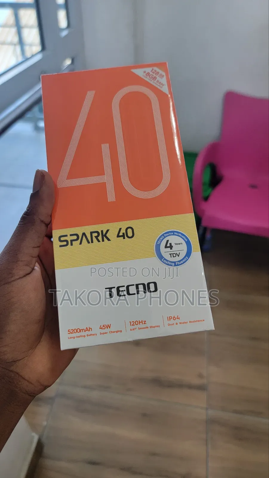 New Tecno Spark 40 128 GB Black