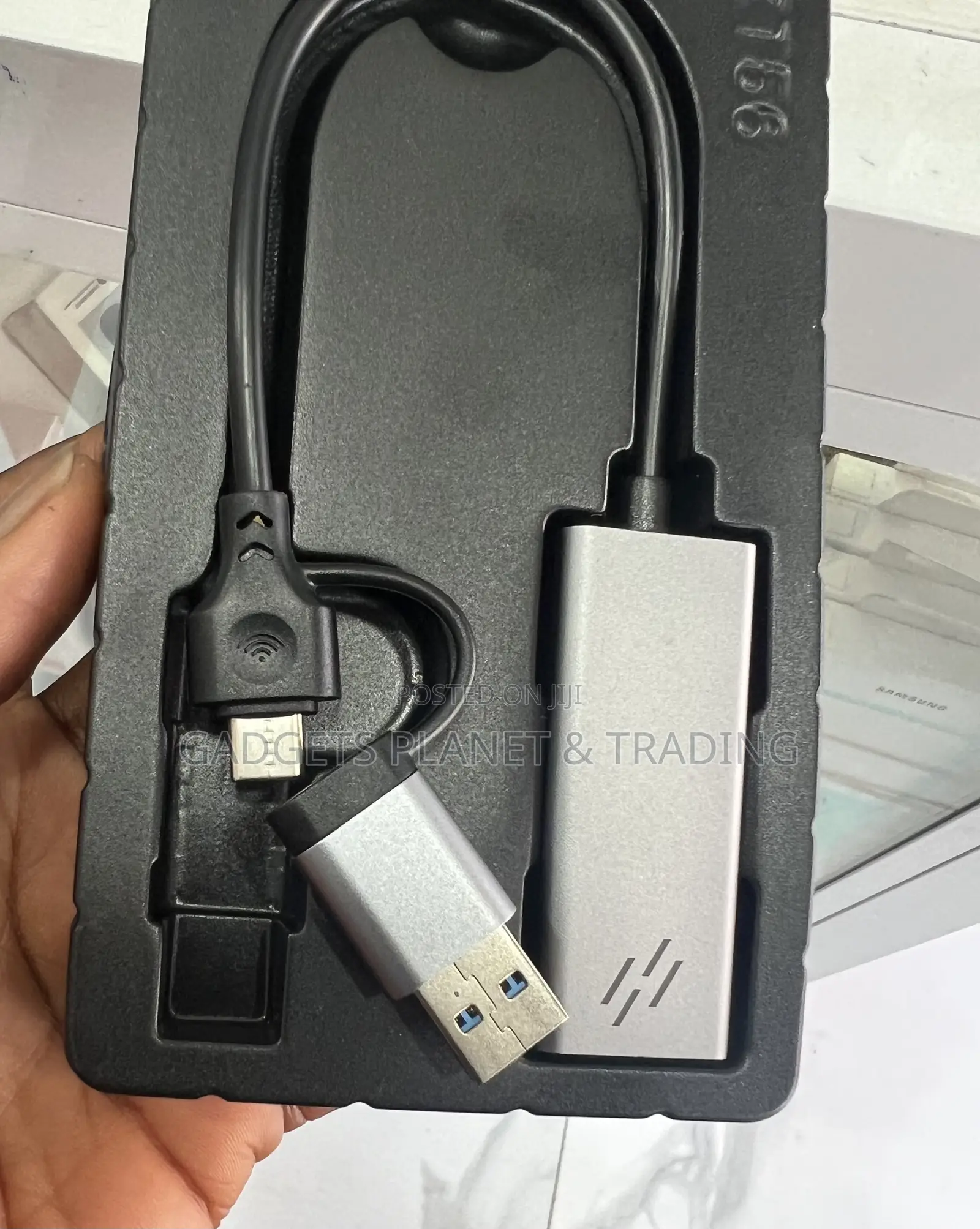 Usb-a / Usb-C to Ethernet Rj45 2in1 Gigabit Adapter - Zt56