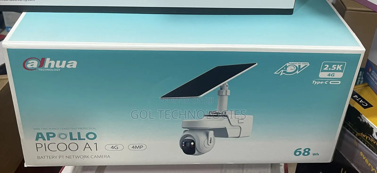 Dahua 4g Solar Camera Kit/Bp4a-4g/M0508 4mp 4g Pan Tilt Network Cam